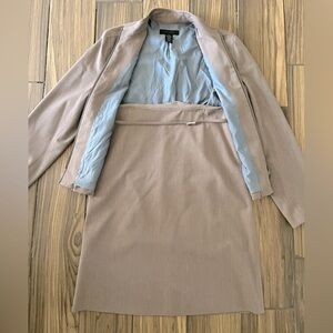 The Limited | Belted Pencil Skirt and Jacket Set | Brown | Women’s | 6/M